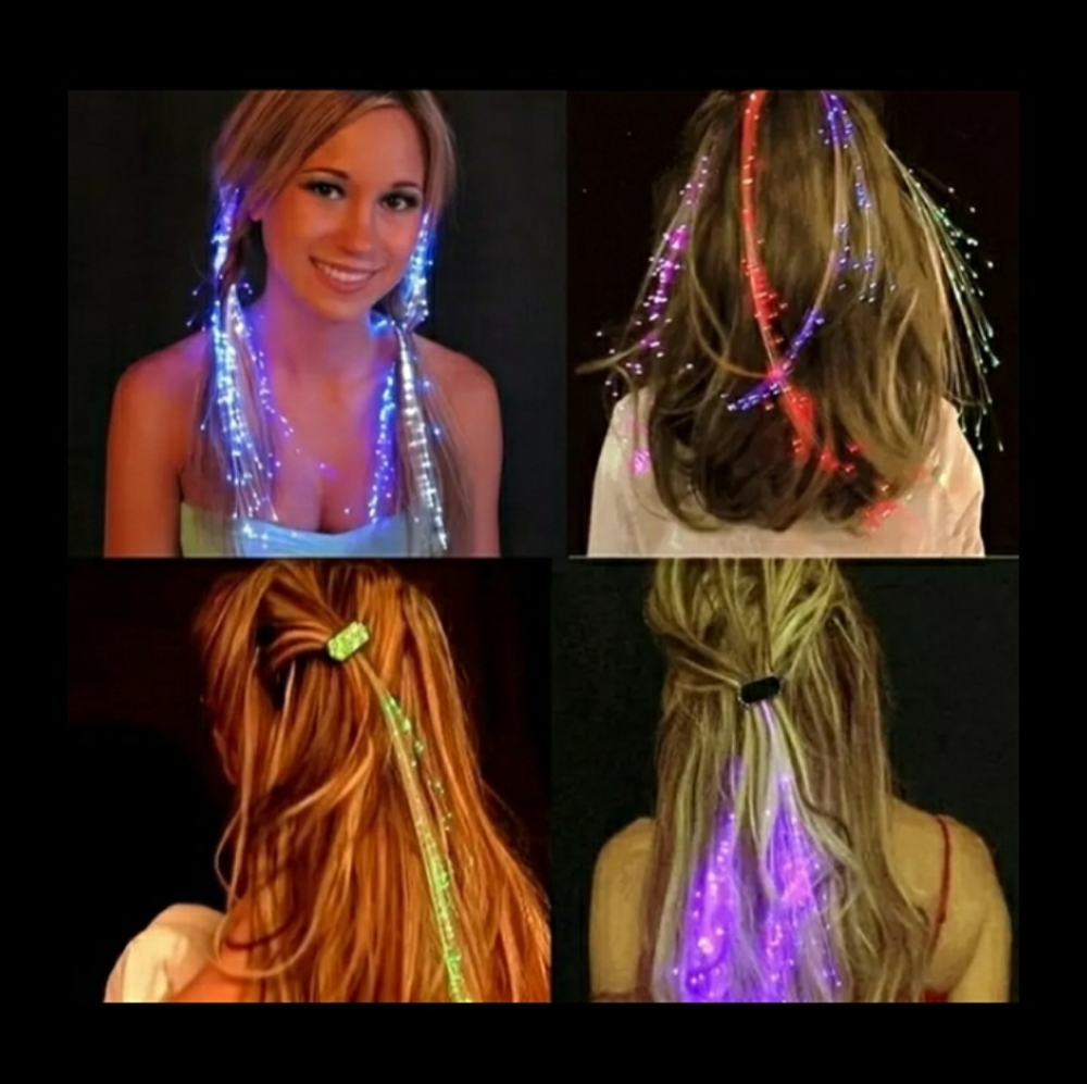 Fiber Optic Hair Clip.
